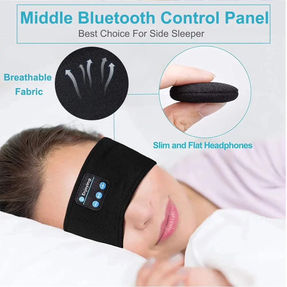 Huaweishi Bluetooth 5.4 Earphones Sports Sleeping Headband Elastic
