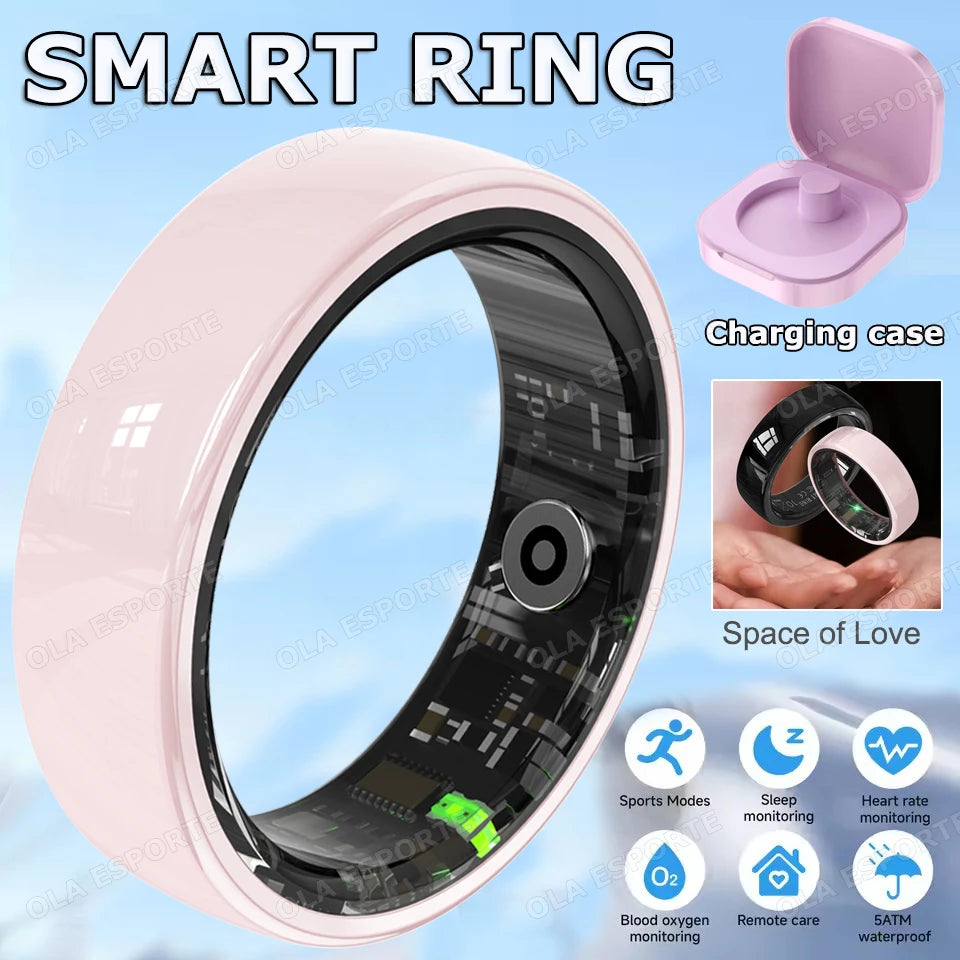Smart Couple Ring Bluetooth Connection Multiple Sports Modes