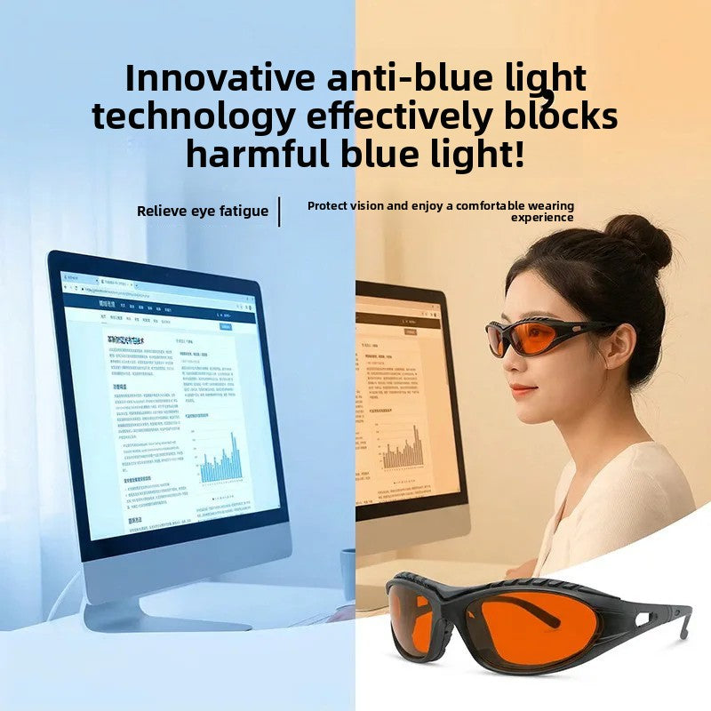 Red Lens，orange Lens 100% Blue Light Blocking Goggles Glasses Game