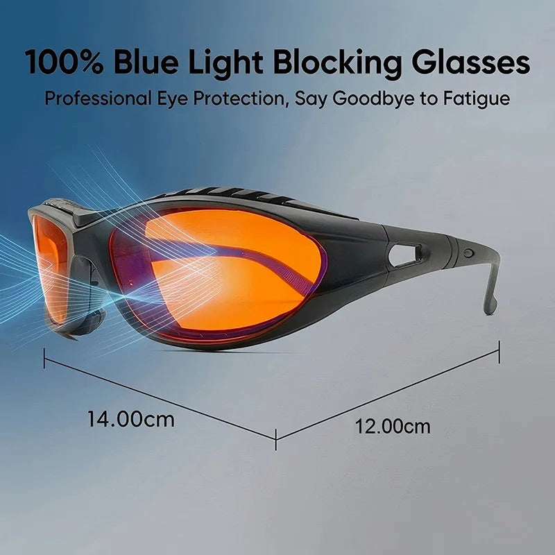 Red Lens，orange Lens 100% Blue Light Blocking Goggles Glasses Game