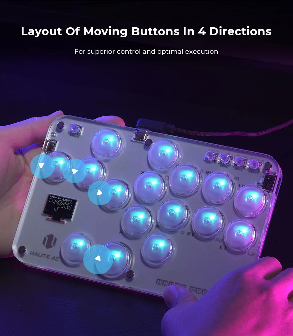 Arcade Hitbox Controller Fight Stick PC Joystick Hitbox Controller