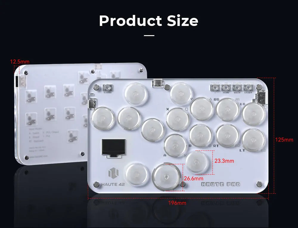 Arcade Hitbox Controller Fight Stick PC Joystick Hitbox Controller