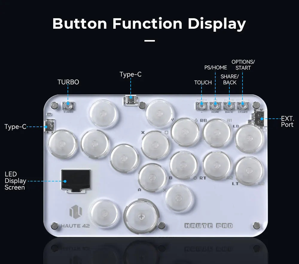 Arcade Hitbox Controller Fight Stick PC Joystick Hitbox Controller