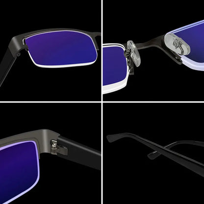 Men's Computer Glasses Transparent Gaming Eyeglasses Blue Light