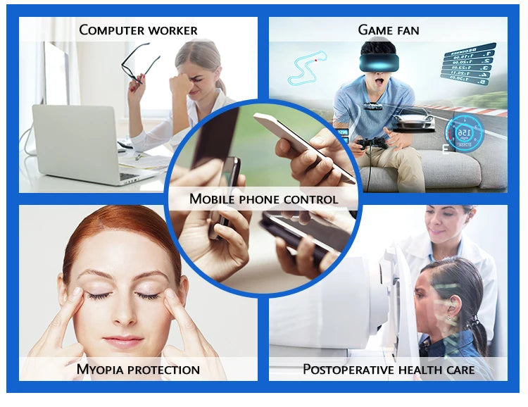 Men's Computer Glasses Transparent Gaming Eyeglasses Blue Light