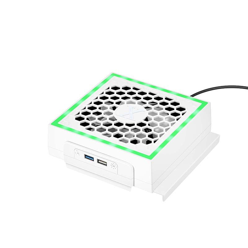 RGB Cooling Fan For Console Series S Console 3 Gears 5V 2.4A With 2