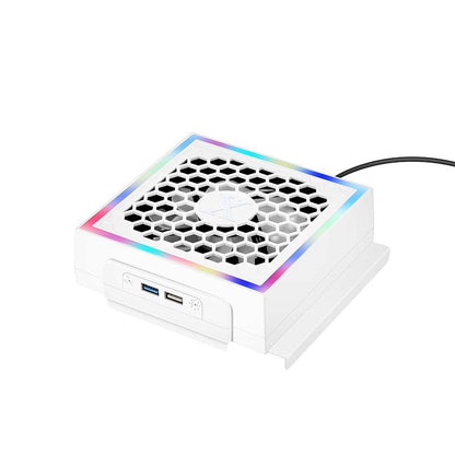 RGB Cooling Fan For Console Series S Console 3 Gears 5V 2.4A With 2