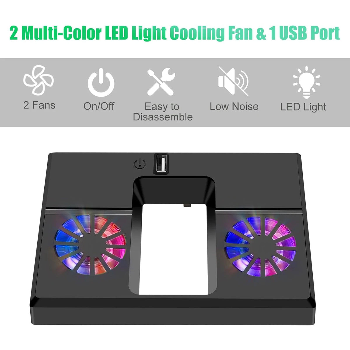 Cooling Fan For Console Series X Game Console Accessories Colorful