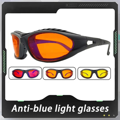 Red Lens，orange Lens 100% Blue Light Blocking Goggles Glasses Game