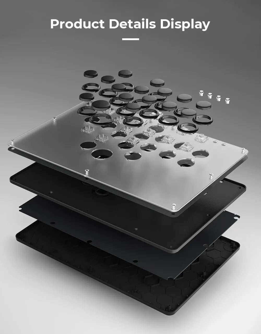 Fightstick Arcade Controller Joystick Hitbox Leverless Control