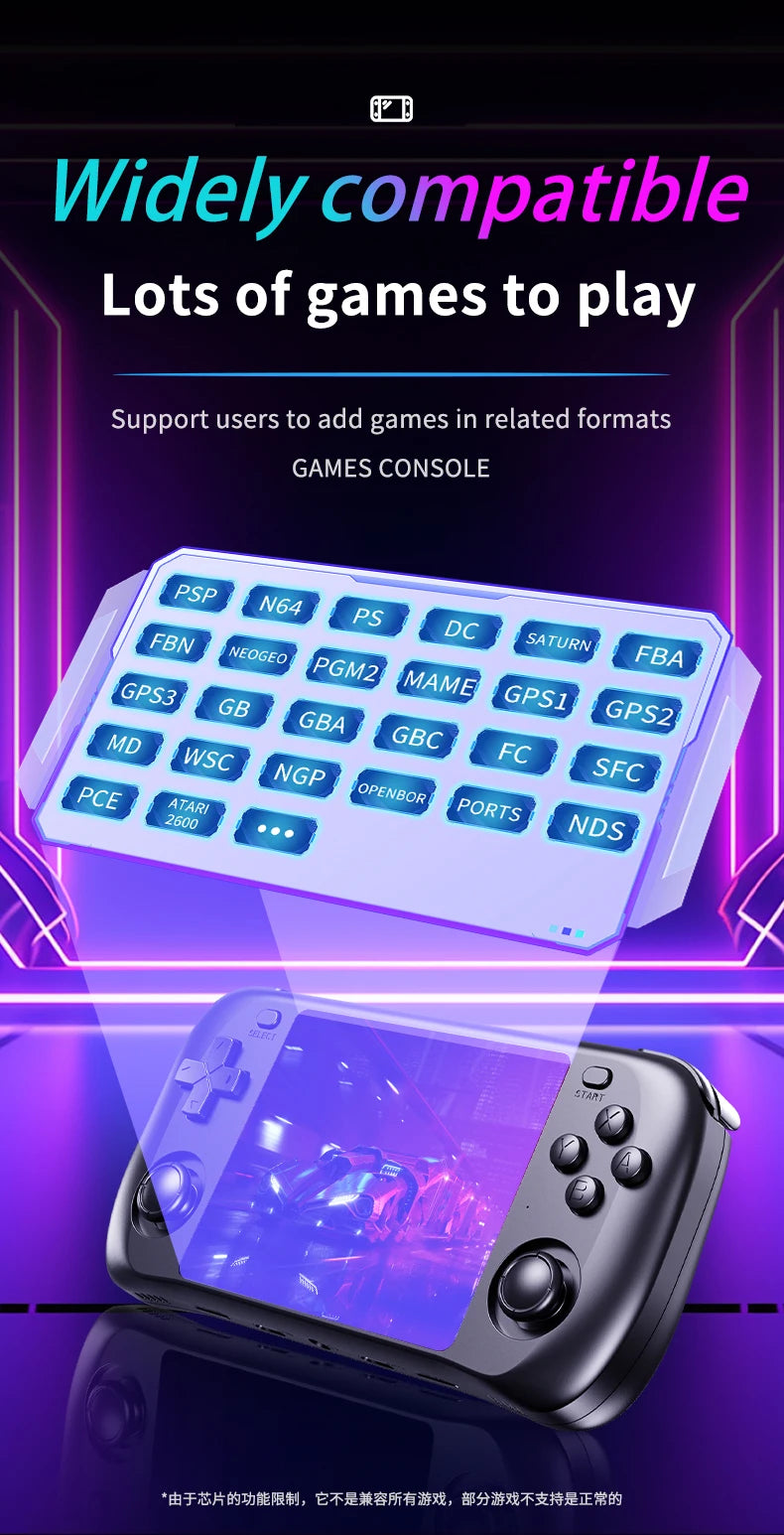 Retro Gaming Console Handheld Portable Player IPS HD Display 64GB