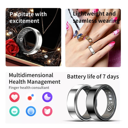Smart Ring Health Tracker Sleep Monitor 24H Heart Rate Blood Oxygen