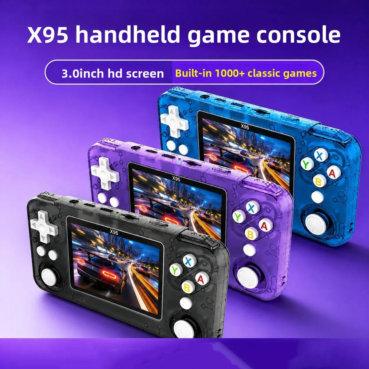 Retro HD Screen Handheld Game Console Mini Arcade Portable PSP