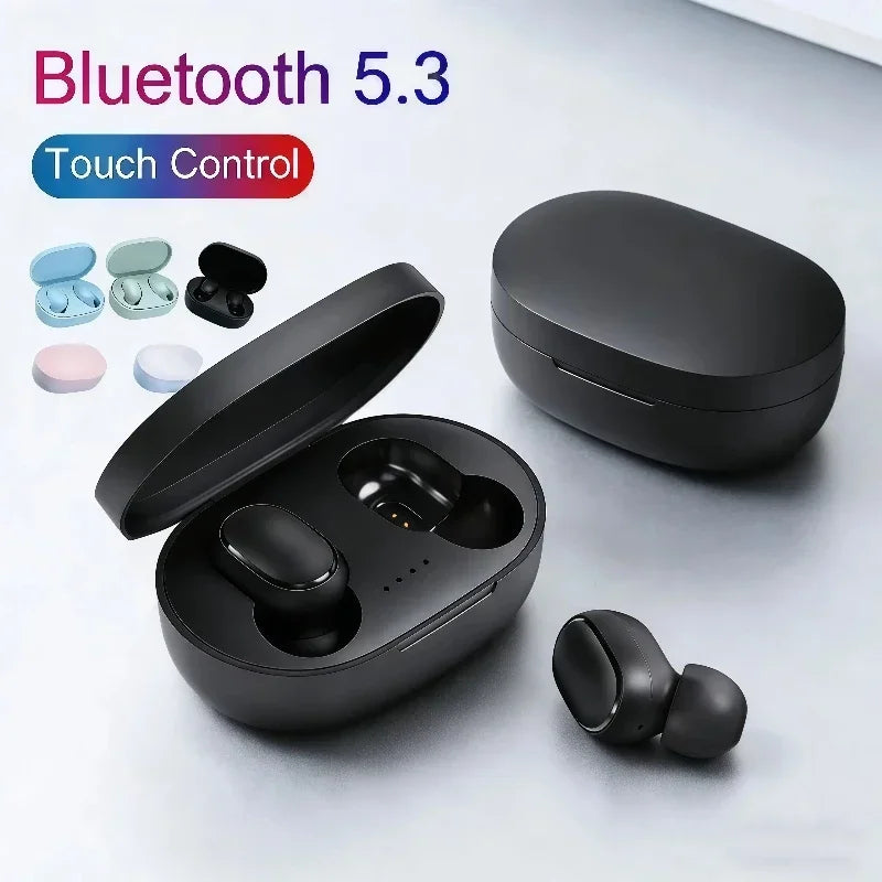 Wireless Bluetooth 5.3 Earphones TWS Hifi Sound Earbuds Gaming Sports