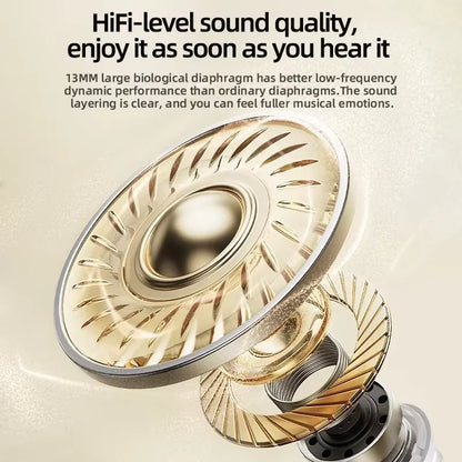 TWS Fashion Bluetooth Wireless Earphoen 9D Stereo HD Call Low Delay