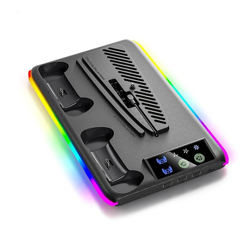 For Console Slim/console Stand Cooling Holder & Controller Charging