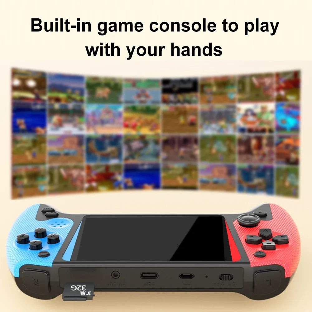 Retro Handheld Arcade Game Console 3.5‑inch HD Screen Dual Joystick