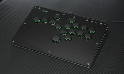 Black Rim Leverless Arcade Controller Hitbox Fightstick Stickless