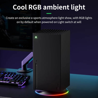 Vertical Cooling Stand Holder For Console Series X Console RGB Base