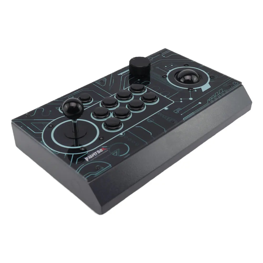 Pro Arcade Fight Stick With Trackball&spinner Retro Game Controller