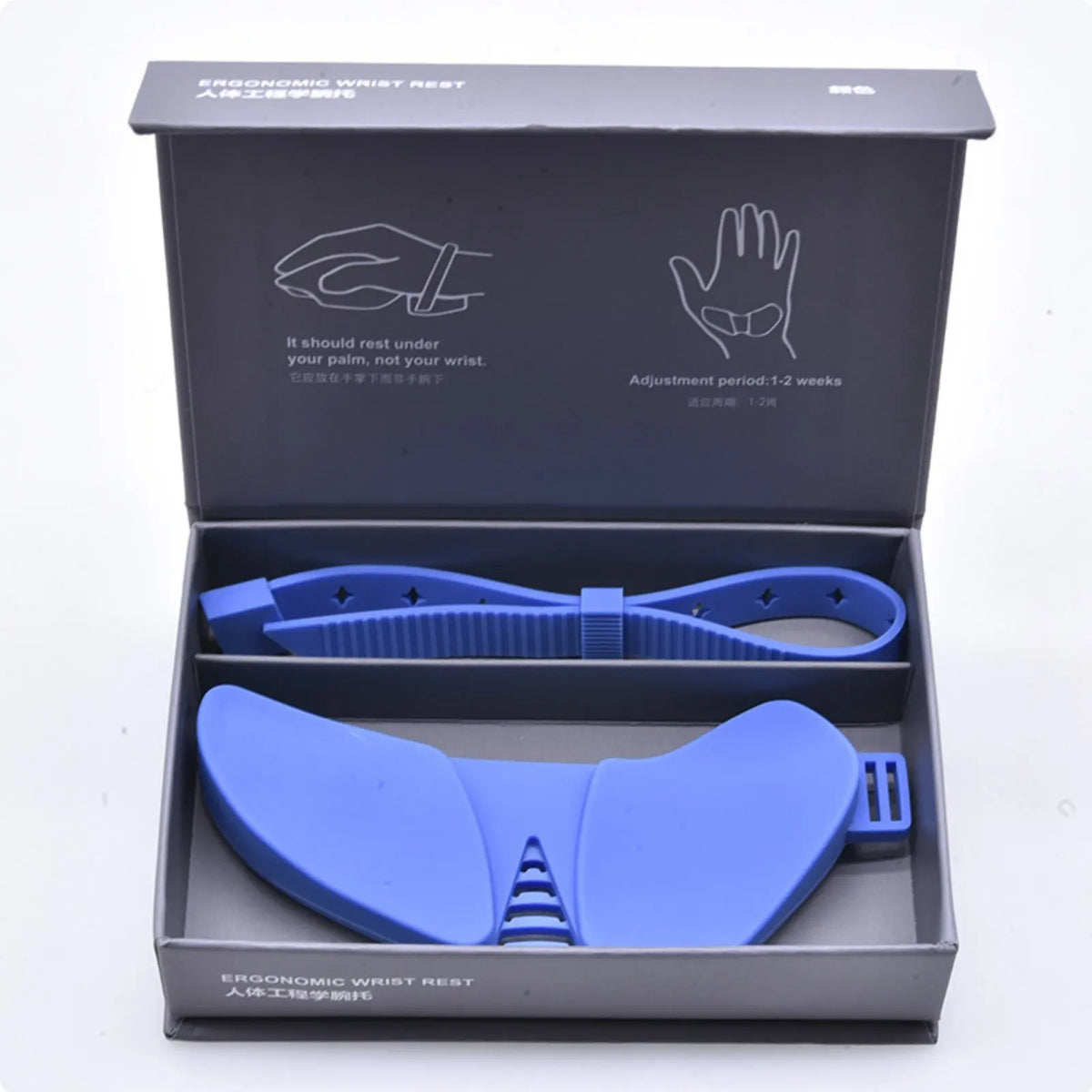 Wearable Mouse Wrist Rest Attachable Strap Ergonomic Hand Brace