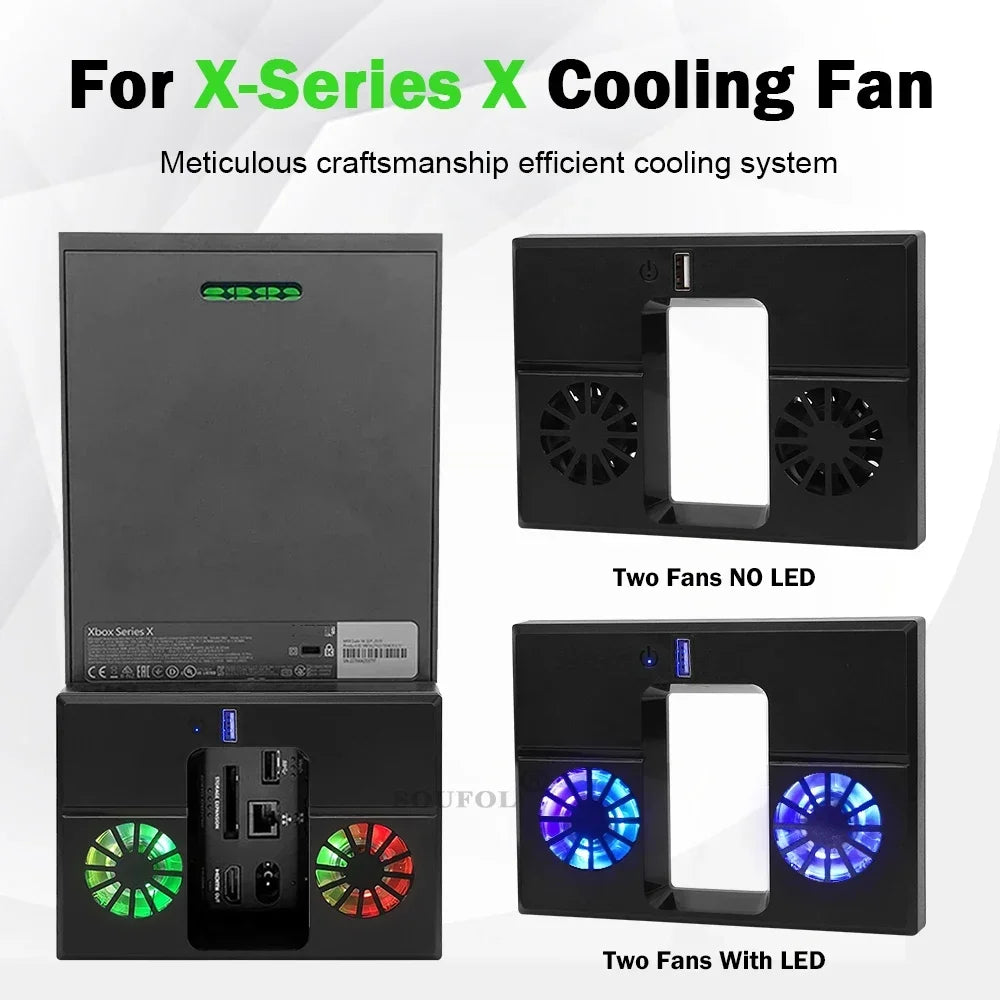 RGB Cooling Fan For Console Series X Console Game Host Cooling Fan