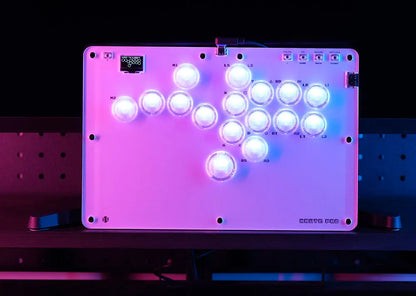 Black Rim Leverless Arcade Controller Hitbox Fightstick Stickless