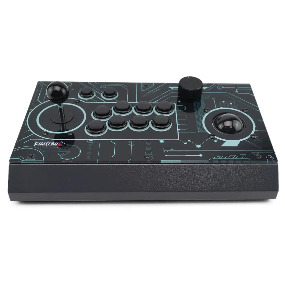 Pro Arcade Fight Stick With Trackball&spinner Retro Game Controller