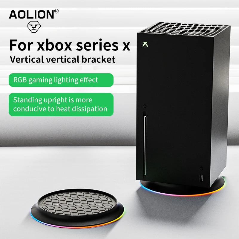 Vertical Cooling Stand Holder For Console Series X Console RGB Base
