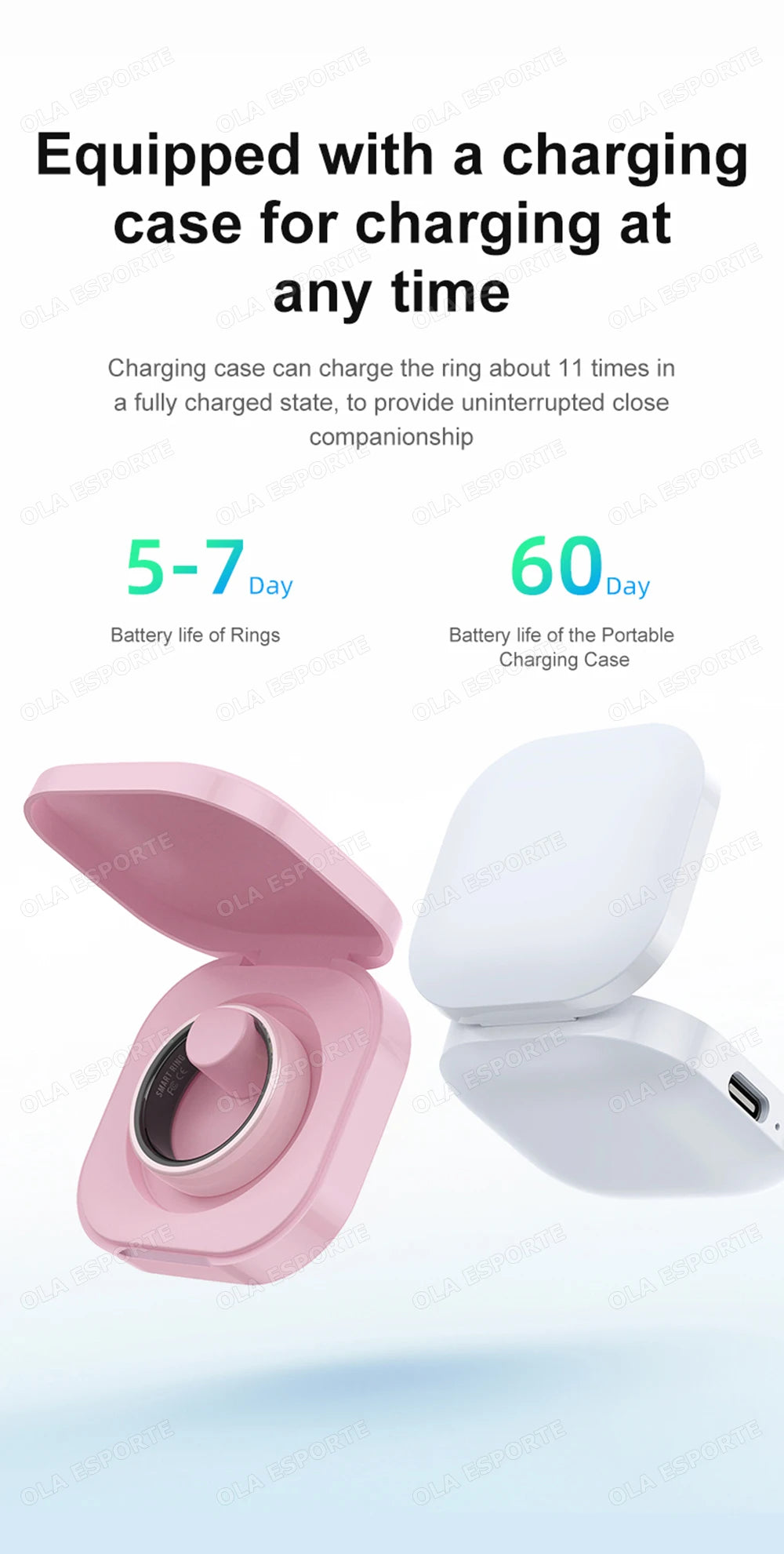 Smart Couple Ring Bluetooth Connection Multiple Sports Modes
