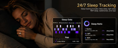 AURA Matt Smart Ring Fitness Sports Health Monitor Sleep Temperature