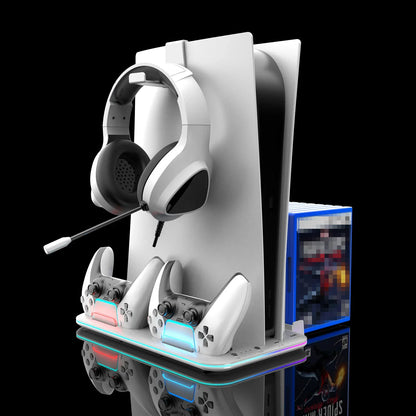 RGB Light And 3 Levels Turbo Cooling Station With Controller Charging