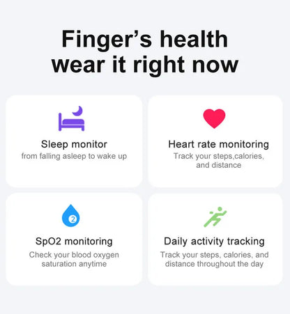 Multifunctional Smart Ring Used For Taking Photos Flashing Short