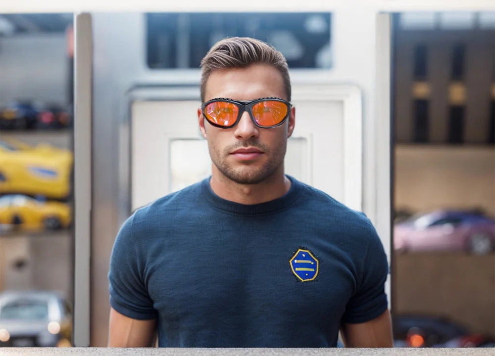 Blue Light Blocking Goggles Glasses Red Lens Orange Lens Anti Fatigue