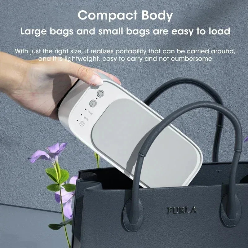 Portable Ultrasonic Cleaner Compact Ultrasonic Glasses Cleaning