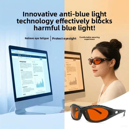 Red Lens，orange Lens 100% Blue Light Blocking Goggles Glasses Game
