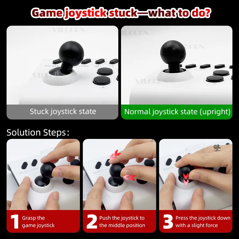 Arcade Joystick Wireless Gaming Controller For