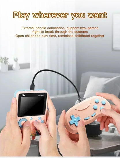 Retro G5 Portable Handheld Game Console 3 0inch Screen 500 Classic