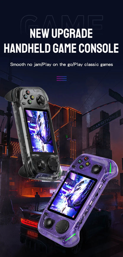 RX6H Retro Handheld Game Console Linux System 3.5 Inch IPS Screen