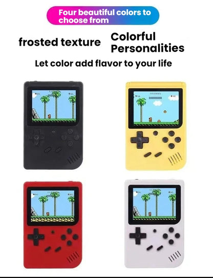 Retro Classic Handheld Game Console 400 Games Rechargeable Portable