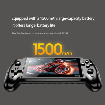 Retro Handheld Game Console 5.5-inch Large Display Portable Player