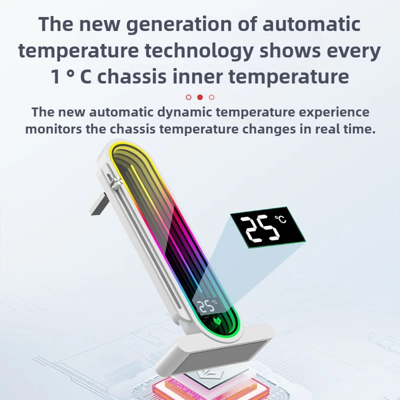 Coolmoon RGB GPU Stand Holder Vertical Aluminum Graphics Card Support