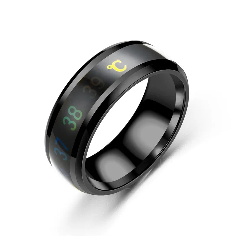 Smart Stainless Steel Multifunctional Ring For Couples Mood Changes