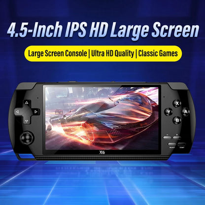 Retro Handheld Game Console 4.5 Inch IPS Screen Linux System Portable