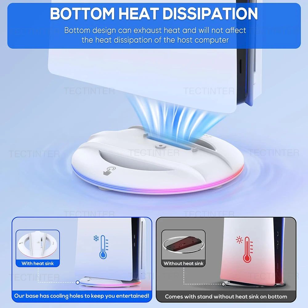 RGB Vertical Cooling Stand For Console Slim/console Pro Console