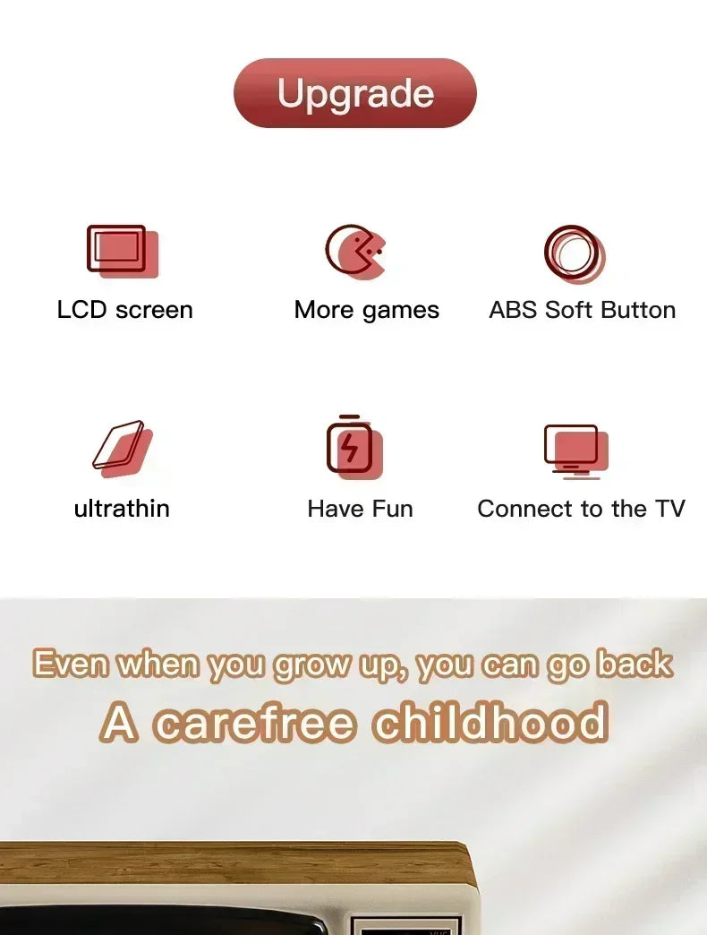 Retro G5 Portable Handheld Game Console 3 0inch Screen 500 Classic