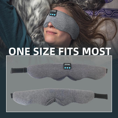 Bluetooth Sleep Mask Cotton Eye Shade Cover Wireless Headset With HD