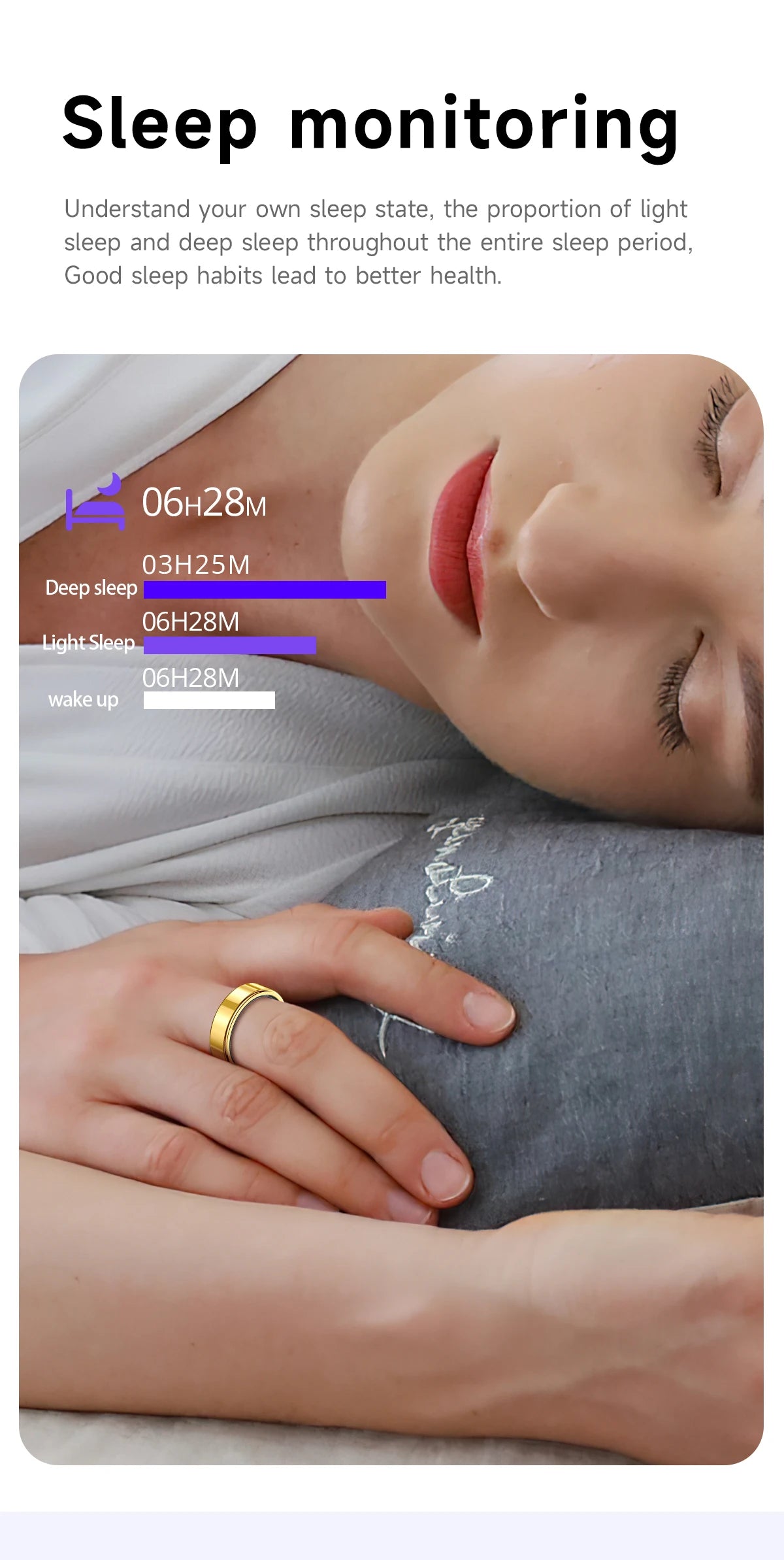 Smart Ring For Heart Rate & Sleep