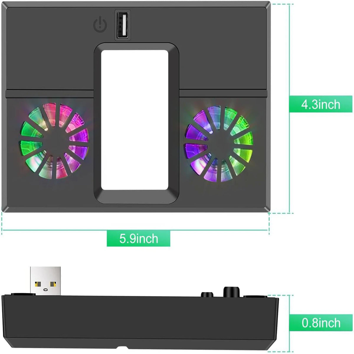 Cooling Fan For Console Series X Game Console Accessories Colorful