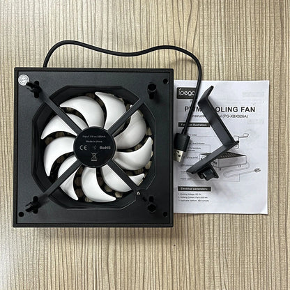 RGB Fan Cooling System 3 Levels Adjustable Speed Heat Dissipation Fan